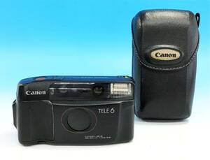 CANON Autoboy TELE6 DATE フィルムカメラ ケース付き 35/60mm F3.5/5.6 コンパクトカメラ 本体 オートボーイ キヤノン