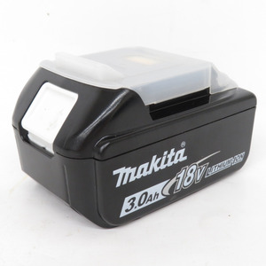 makita マキタ 18V 3.0Ah Li-ionバッテリ 残量表示付 充電回数15回 BL1830B A-60442 中古美品