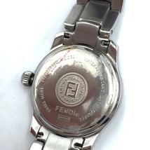 FENDI フェンディ 腕時計 FENDI レディースウォッチ 210L ピンクゴールド×シルバー クオォーツ 美品_画像6