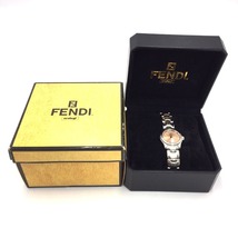 FENDI フェンディ 腕時計 FENDI レディースウォッチ 210L ピンクゴールド×シルバー クオォーツ 美品_画像1