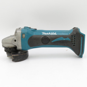 makita マキタ 14.4V 3.0Ah専用 100mm 充電式ディスクグラインダ スライドスイッチ 本体のみ GA400D 中古