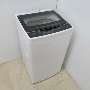 AQUA アクア 全自動電気洗濯機 AQW-G50HJ 5.0kg 2019年製 ホワイト 簡易乾燥機能付 一人暮らし 洗浄・除菌済み