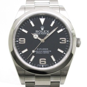 ROLEX Rolex Explorer 1 Ref.214270 Random number pear ground buckle blackout self-winding watch EXPLORER