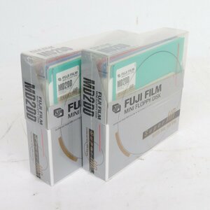 1 jpy start Fuji Film 5 -inch FD MD2DD Super HR Mix 10 sheets pack 2 piece 20 sheets floppy disk Junk 