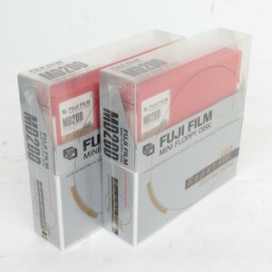 1 jpy start Fuji Film 5 -inch FD MD2DD Super HR Mix 10 sheets pack 2 piece 20 sheets floppy disk Junk 