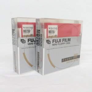 1 jpy start Fuji Film 5 -inch FD MD2DD Super HR Mix 10 sheets pack 2 piece 20 sheets floppy disk exterior crack equipped Junk 