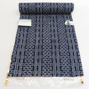  cloth yukata for for man Edo .... what . tree cotton navy blue color summer kimono length 1200cm