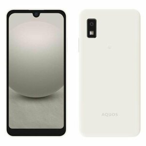 シャープ AQUOS アクオス Androidスマホ SHARP AQUOS wish3 SH-M25 ホワイト(W) SIMフリー 未使用品