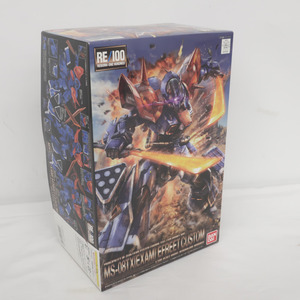 BANDAI RE/100 1/100i free to modified Mobile Suit Gundam out .THE BLUE DESTINY small booklet attaching not yet constructed goods box damage goods Bandai plastic model 