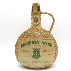 ワイン BARBEITO MADEIRA WINE バーベイト クラウン マディラワイン ポルトガル 酒精強化ワイン 750ml 19% 洋酒 古酒 未開栓