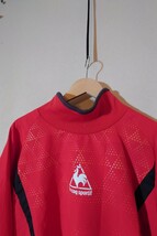 le coq sportif ルコックスポルティフ ミドルネックウインドシャツ メンズ Lサイズ ウインドレイヤーシャツ ピステシャツ サッカー_画像5