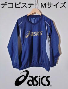 アシックス ASICS 長袖 デコピステシャツ Mサイズ バレーボール ウインドシャツ ウインドレイヤーシャツ フットサル サッカー　