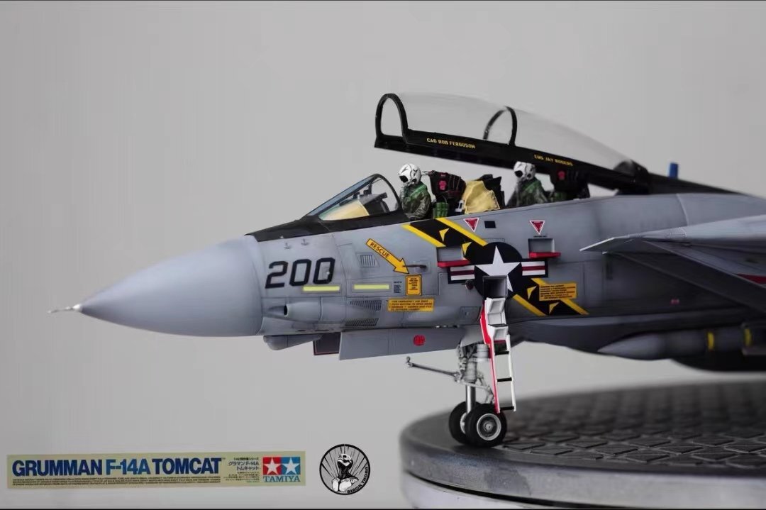 1/48 البحرية الأمريكية F-14A Tomcat تم تجميعها ورسمها المنتج النهائي, نماذج بلاستيكية, الطائرات, منتج منتهي