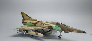Art hand Auction 1/48 イスラエル空軍 IAI KFIR 組立塗装済完成品, プラモデル, 航空機, 完成品
