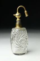 【LIG】19世紀 フランス ウランガラス 香水瓶 アンティーク [.Y]24.2_画像3