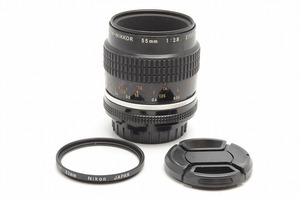 Nikon Ai-S Micro-NIKKOR 55mm F2.8 Ais ニコン 単焦点 マクロ MFレンズ4T029
