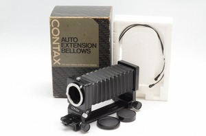 【 美品 】 CONTAX コンタックス AUTO EXTENSION BELLOWS 元箱付き★＜前後キャップ＞＃KT099