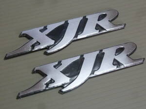 XJR400 ヤマハ純正 サイドカバーエンブレム 左右セット 新品