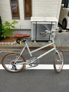 bruno 自転車　小径車　大特価　売切　変速　ギア　要修理　要整備　カワイイ　オシャレ