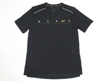 NIKE ランニング Tシャツ ショートパンツ セットアップ 黒 ブラック S ナイキ ラン ドライフィット 上下セット DD1586-010 DD1588-070_画像2