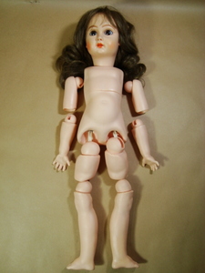 COLLECTOR'S DOLL CD-3*li Pro | replica .. moveable doll * girl *46cm* junk 