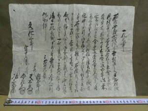 ◎蔵出・古文書「文化３年・一札之事」