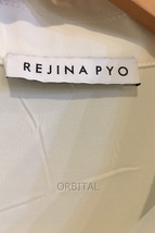 二子玉)REJINA PYO レジーナピョウ シワ加工シャツ デザインボタン 半袖 ブラウス ホワイト 白 レディース M_画像7