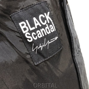 経堂) ブラックスキャンダル ヨウジヤマモト Yohji Yamamoto ドクタージャケット サイズ3 ブラック HR-J07-005 メンズの画像9