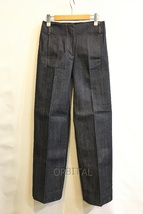 二子玉)Tory Burch トリーバーチ 未使用 セリヴィッチデニムパンツ ジーンズ PRINCESS SEAM DENIM DEEP DARK WASH サイズ0_画像1