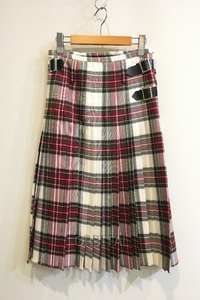 二子玉) MADISONBLUE マディソンブルー QUILT SKIRT チェックキルトスカート 定価105,600円 MB191-6019 レディース 00 XS