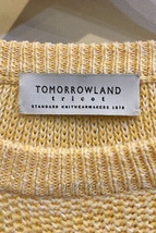 二子玉)TOMORROWLAND トゥモローランド 24SS ギマコットンリネン クルーネックプルオーバー ニット 定価26,400円 メンズM_画像7