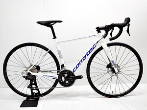 VV unused corratec CORRATEC RT-CARBON 105 DISC R7120 2024 year of model carbon road bike 48 size 2×12 speed white 