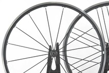 ◆◆カンパニョーロ CAMPAGNOLO シャマル SHAMAL ULTRA G3 アルミ クリンチャー ロード ホイール セット シマノフリー 11速 100/130mm_画像2