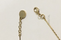 二子玉) ストラスベリー Strathberry 24SS 未使用 CRESCENT DOUBLE CHAIN NECKLACE クレセントダブルチェーンネックレス_画像5