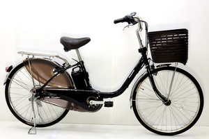★★パナソニック Panasonic ビビDX 2021年モデル アルミ 電動アシスト自転車 バイク 24インチ 内装3速 ブラック