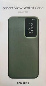 新品未使用☆Galaxy S23 (SC-51D/SCG19) 用 Smart View Wallet Case (Green)