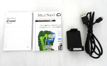 1円～！ Shot Navi ショットナビ Crest GPSゴルフナビ ブラック_画像8