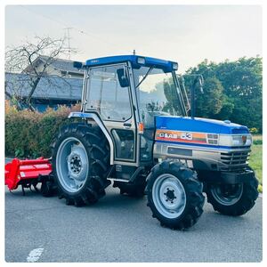** Iseki tractor ** GEAS53** period of use 963h **53 horse power **IQ 4WD** Nipro rotary attaching **