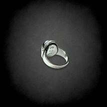 【美品】　ジョージジェンセン　ヘマタイト　リング　46B SV925 アクセサリー　シルバー　指輪　カラーストーン　色石　ヴィンテージ　aq48_画像4
