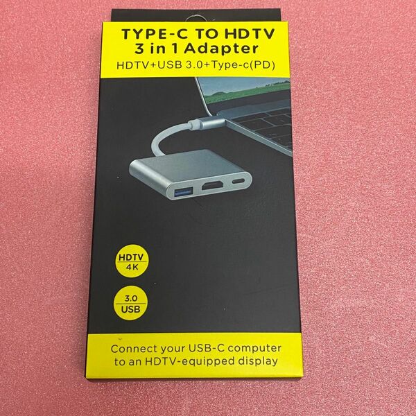 Type-C TO HDMI 3 in１Type-C to HDMI 変換アダプター HDMI USB3.0アダプター
