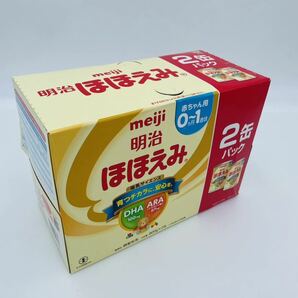 【未開封】明治ほほえみ 2缶パック 800g×2缶 [0ヵ月~1歳頃の粉ミルク]期限2025年8月の画像1