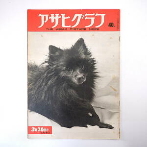 アサヒグラフ 1952年3月26日号◎沖縄のこのごろ/ひめゆり/首里/糸満 吉野紙/国樔村 映画スタア後援会長 国会速記士 銀座露天商/豊島なつ