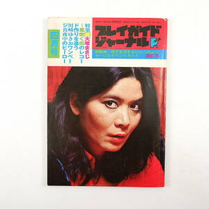 プレイガイドジャーナル 1977年4月号◎表紙/沖山秀子 特集/大塚まさじ/風が吹いていたルポ/糸川耀史/インタビュー 川崎ゆきお/1P