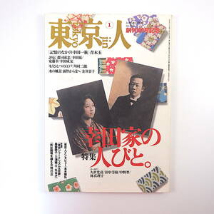 東京人 1996年1月号「幸田家の人びと」インタビュー◎青木玉・本木雅弘 対談◎江戸川乱歩＆幸田文 郡司成忠 幸田成友 久世光彦 林真理子