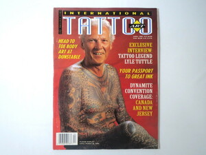 【洋雑誌・アメリカ】「インターナショナル・タトゥー・アート」1994年4月号◎international tattoo art 入れ墨 刺青 模様 文字 絵柄