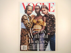 【洋雑誌・アメリカ】VOGUE（US）2020年4月号「beauty without borders」ミカ・シュナイダー パロマ・エルセッサー アデスワ・アイゲウィ