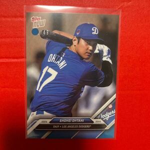 ★大谷翔平 49枚限定★2024 Topps now road to opening day 検索用 Dodgers ドジャース