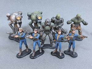 [ Full color paint ]fallout76 collection figure 9 body limitation version power armor - edition including in a package goods 