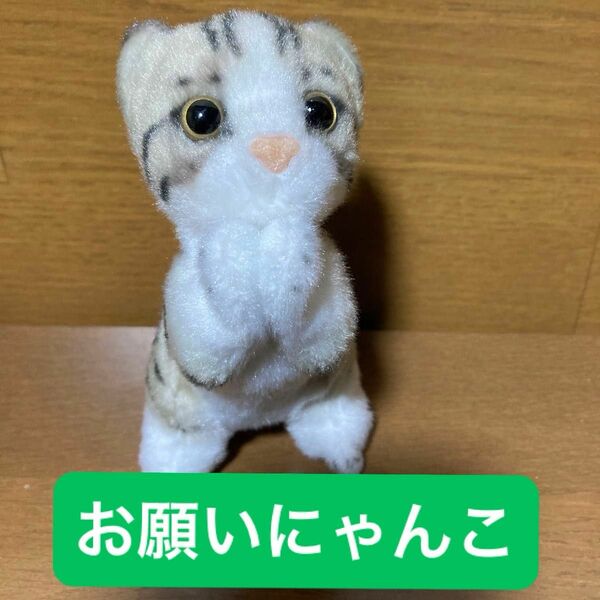 お願いにゃんこ ボールチェーン付きマスコット ぬいぐるみ