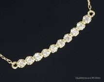 【格安】ダイヤモンド ネックレス 最高品質 0.15ct K18YG 18金製品 国内生産 2211_画像2